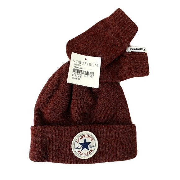Converse Other - Converse All Star Baby 2 Pc Set Beanie and Mittens